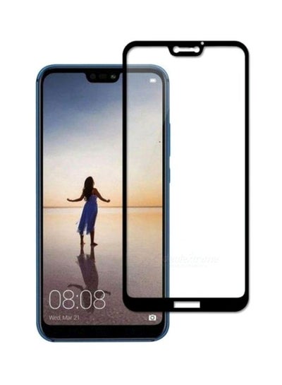 Buy 3D Tempered Glass Screen Protector Huawei P20 Lite/Nova 3E Black/Clear in UAE