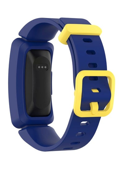 Buy Replacement Band For Fitbit Ace 2 Watch Night Sky/Neon Yellow in Saudi Arabia