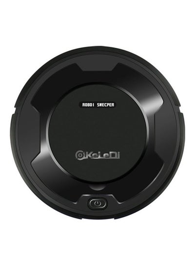 Buy 1800Pa Household Robotic Vacuum Cleaner Automatic Cleaning Machine For Thin Carpet & Hard Floor USB Charging 5 W 6961B Black in Saudi Arabia