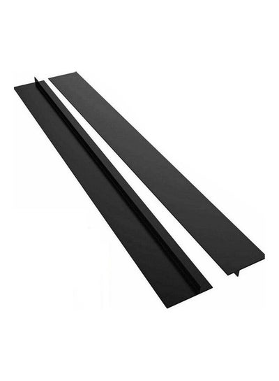 Buy Silicone Stove Counter Strip Cover Oven Guard Spill Seal Slit Filler Kitchen Black 63.50 x 2.00 x 5.60cm in Saudi Arabia