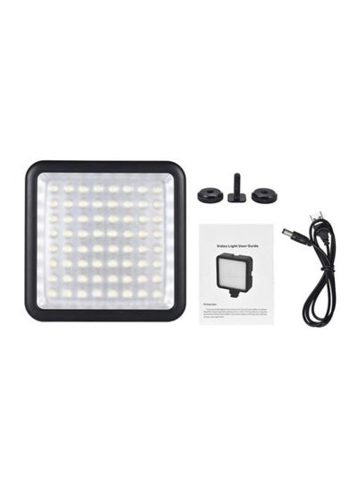 Buy Mini Interlock Camera LED Panel Light Black/White in UAE