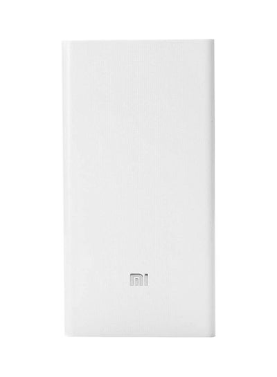 Buy 20000.0 mAh Mi Dual USB DC Power Bank White in UAE