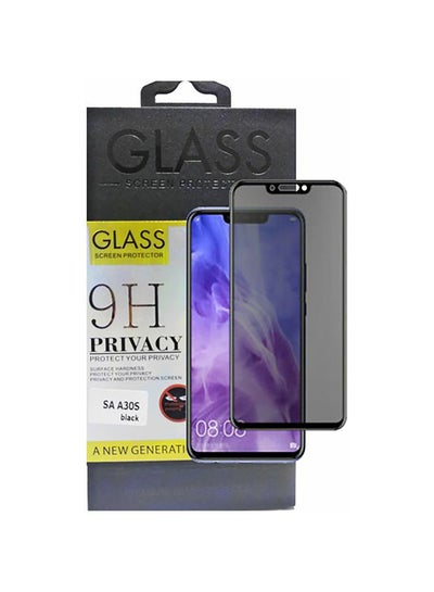 اشتري لاصقة حماية للشاشة من الزجاج المقوى بميزة حماية الخصوصية لهاتف هواوي نوفا 3i شفاف/ أسود في السعودية