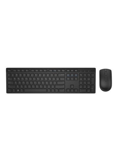 Buy Wireless Keyboard And Mouse Km636 Black in Saudi Arabia