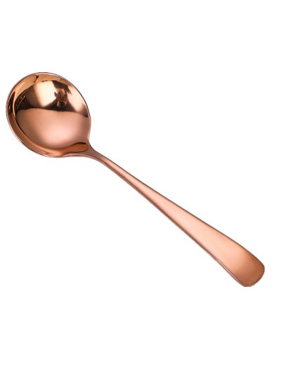 Buy 4-Piece Long Handle Spoon Set Pink 16cm in Saudi Arabia