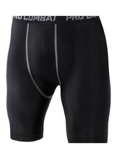 Buy Men Compression Pants Gym Fitness Sports Running Quick Dry Leggings Tights Black in Saudi Arabia