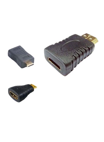 Buy Male-To Female HDMI Converter Black in UAE