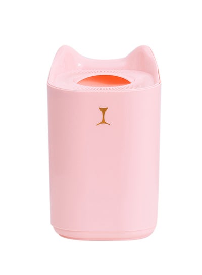 Buy Humidifier Purifier For Air Treatment With Colourful Atmosphere Lights Pink in UAE