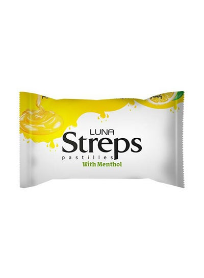 Buy 100-Piece Lemon And Honey Streps Pastilles Set Yellow in Egypt