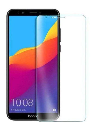 Buy Tempered Glass Screen Protector For Huawei Y7 Prime Clear in UAE