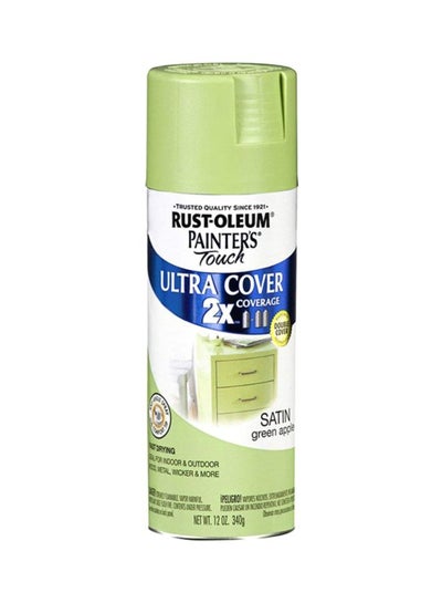 Buy Painter’s Touch Satin Ultra Cover Spray Green Apple in Saudi Arabia