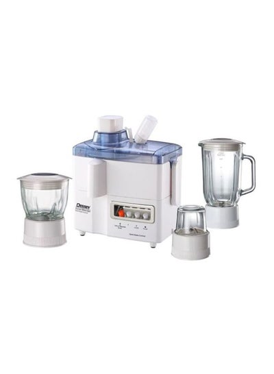 Buy 4-In-1 Electric Food Processor 1.0 L 400.0 W DS555 White/Blue/Clear in UAE