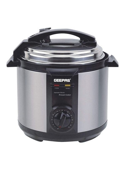 اشتري Electric Pressure Cooker | Non-Stick Coating Inner Pot | Keep Warm Function | Stainless Steel Cooker | Cool Touch Body | Timer Function 6.0 L GPC307 Silver/Black في الامارات