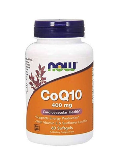 Buy CoQ10 400 mg Dietary Supplement -  60 Softgels in UAE