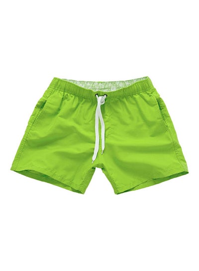 Buy Summer Drawstring Beach Shorts Emerald in Saudi Arabia