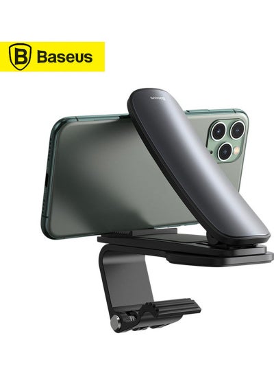 Buy Dashboard Car Phone Clip Holder Dash Mount Clamp Mobile Satnav GPS Cradle Compatible with iPhone 13/12 /11 Pro Max XS XR 8 7 SE Samsung S20 S10 A71 A21s Huawei P40 P30 Nokia OnePlus Black in Saudi Arabia