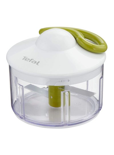 Buy Easypull Non Electric Food Processor And Chopper For 5 Second Chopping Green/White/Clear 500ml in Saudi Arabia