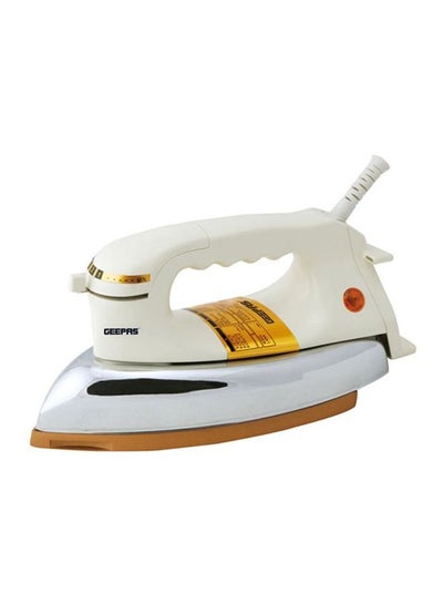 Buy Automatic Dry Iron- Durable Teflon Plated Sole Plated| Auto Shut Off, Temperature Setting Dial, Overheat Protection 1200.0 W GDI2780 Beige/Silver in UAE