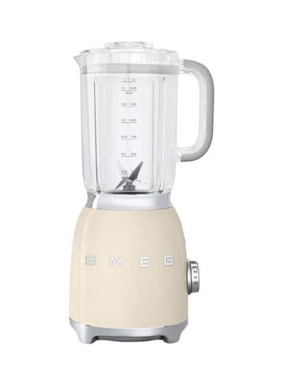 Buy 50's Retro Style Aesthetic Blender 1.5 L 800.0 W BLF01CRUK Cream/Clear in UAE