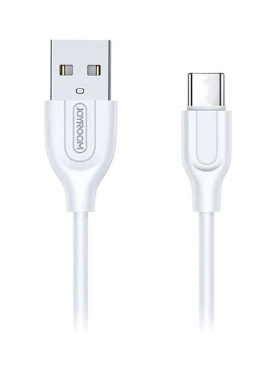 Buy Type-C Data Sync Fast Charger Cable Connector White in UAE