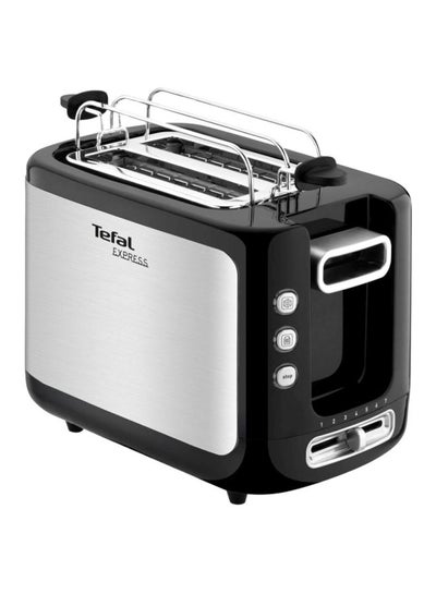 Buy Espress Toaster, for browning and toasting, 2 slots, Stainless steel 850 W TT365027 Black/Silver in UAE