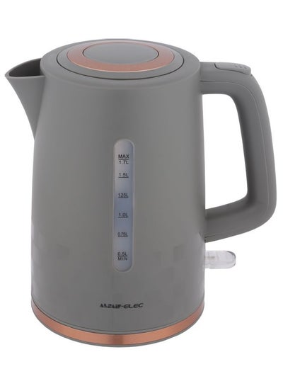 grey plastic kettle