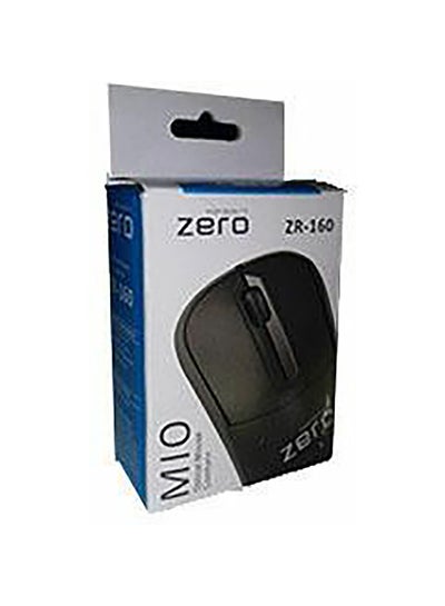 اشتري ماوس ضوئي سلكي بمنفذ USB طراز ZR-160 أسود في مصر
