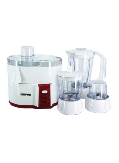 Buy Countertop 4-In-1 Food Processor 600.0 W GSB9890 White/Red/Clear in UAE