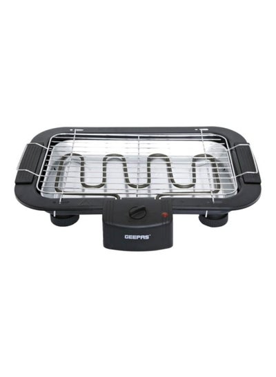 Buy Electric Barbecue Grill - Table Grill, Auto-Thermostat Control with Overheat Protection - Space Saving, Detachable Heating Element - Ideal for BBQ Perfect for both Indoor & Outdoor cooking | 2 Years Warranty 2000 W GBG877 Black in UAE