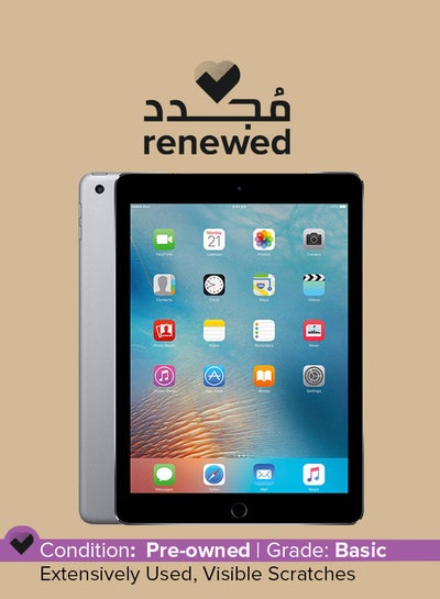 Buy Renewed - iPad 2018 (6th Generation) 9.7inch, 32GB, Wi-Fi Space Gray Without FaceTime in Saudi Arabia