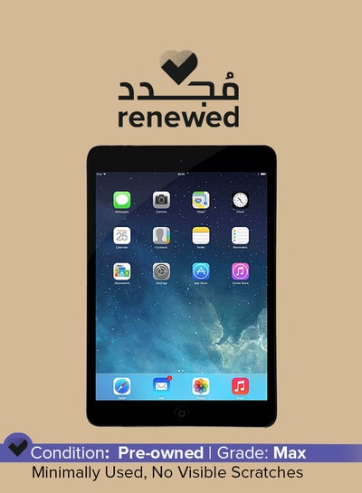 Buy Renewed - iPad Mini 7.9inch 16GB Wifi Space Grey With Facetime in UAE