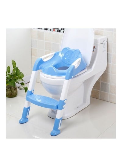 Buy Baby Potty Toilet Chair Training Seat With Adjustable Ladder Infant Anti Slip Folding Toilet Trainer Safety Seats in UAE