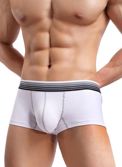 Buy Low-Rise U Convex Boxers White in Saudi Arabia