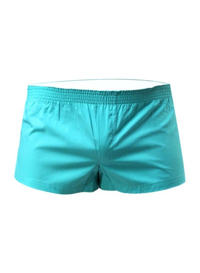 Buy Solid Swimming Shorts Baby Blue in Saudi Arabia