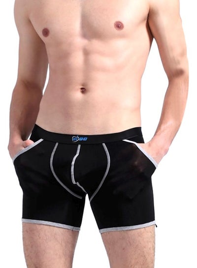 Men Sexy Underwear Letter Printed Boxer Briefs Shorts Bulge Pouch Underpants