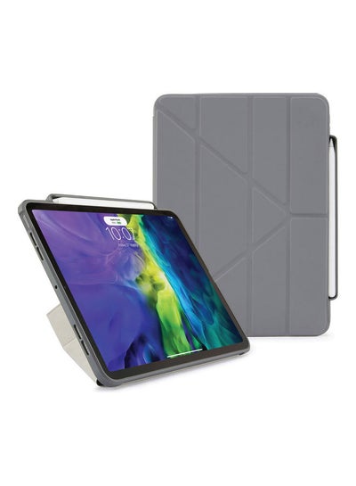 Buy Origami Pencil Case Cover for iPad Air 5 10.9 inch 5th / 4th Generation (2022 / 2020) Apple Pencil 2 Sync Charge Compatible - Dark Grey Dark Grey in Egypt
