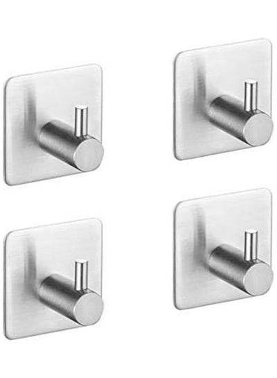 Buy Stainless Steel Hooks For Hanging Coat Silver 0.27kg in UAE