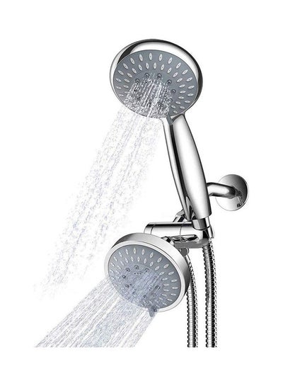 Buy Handheld Showerhead And Rain Shower Combo Silver 0.72kg in Saudi Arabia