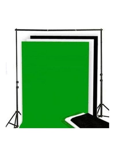 اشتري Stands Backdrop With Cloth Background GreenBlack في مصر