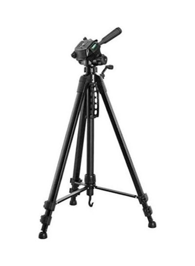 Buy Professional Tripod With 2 Free Mobile Phone Clamps Black in Egypt