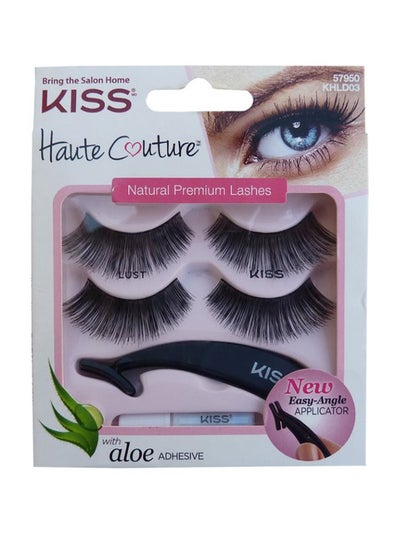 Buy Haute Couture Eyelashes Duo Pack With Applicator Multicolour in Saudi Arabia