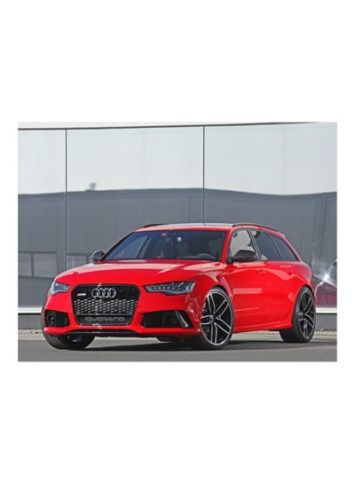 Buy Audi Themed Self Adhesive Wall Sticker Multicolour 140x105cm in Egypt