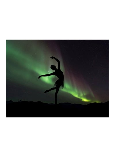 Buy Ballerina Themed Self Adhesive Wall Sticker Multicolour 140x105cm in Egypt