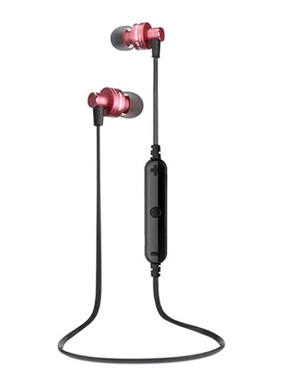 Buy Bluetooth In-Ear Headphones With Microphone Black/Red in UAE