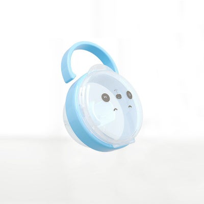 Buy Transparent Cartoon Appease PP Panda Pacifier Storage Box in UAE