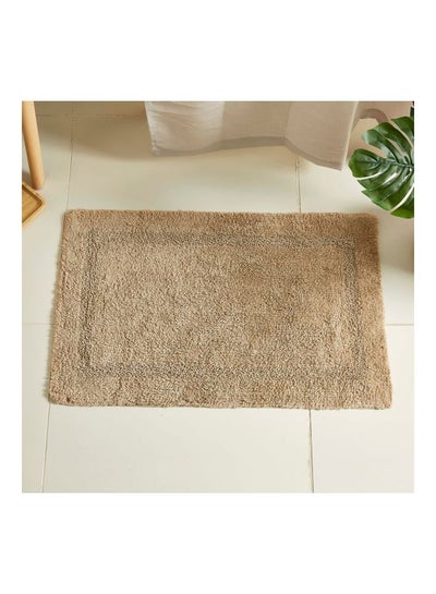 Buy Atlanta Cotton Bathmat Beige 50x80cm in Saudi Arabia