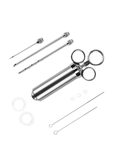 Buy Marinade Meet Bbq Sauce Injector Needles Syringe Multicolour 20.5x4x13cm in Saudi Arabia