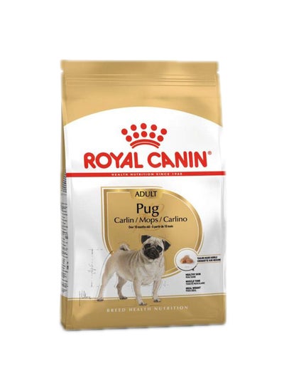 Buy Breed Health Nutrition Dry Food For Pug Brown 1.5kg in UAE