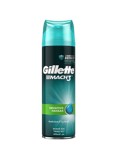 Buy Mach3 Sensitive Shaving Gel 200ml in UAE