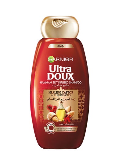 Buy Ultra Doux Hammam Zeit Infused Shampoo with Healing Castor & Almond Oils Clear 400ml in UAE